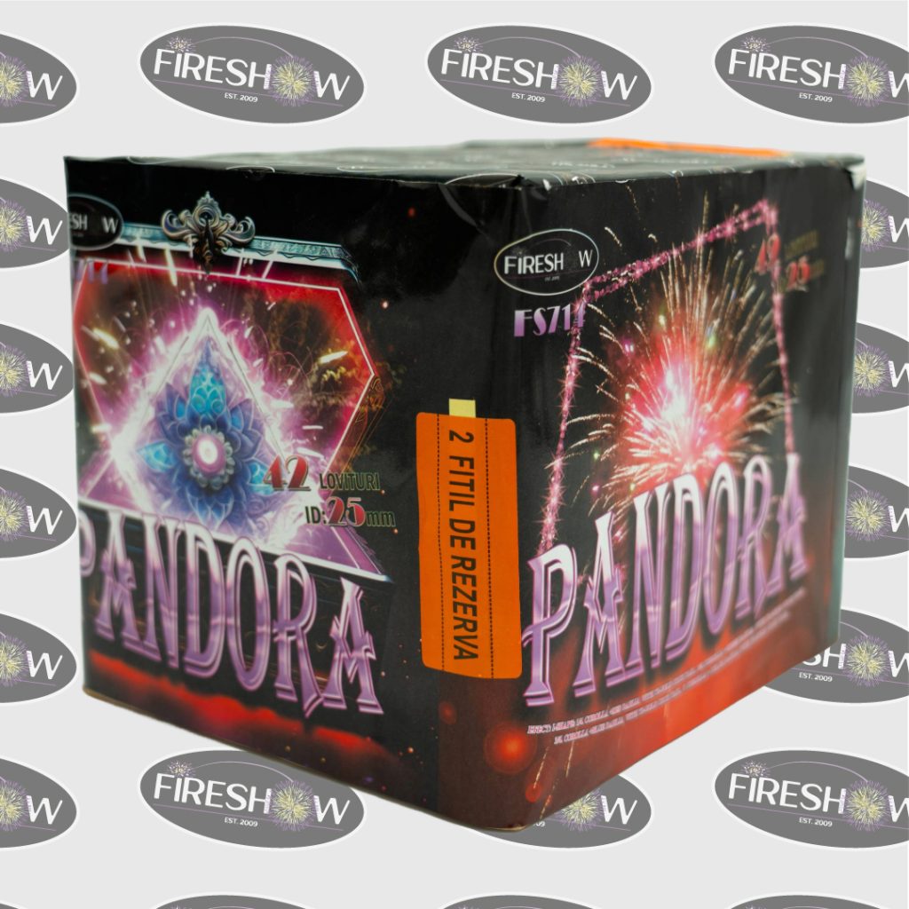 Baterie Pandora 42F - Efecte Artificii 2024 - Fireshow - Modele 2024